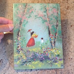 Original Signed Enamel on Copper Art Panel